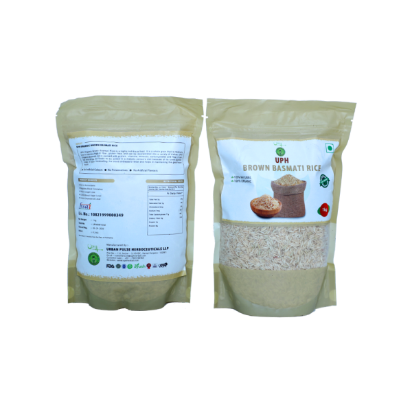 UPH ORGANIC BROWN BASMATI RICE Best Organic food Product