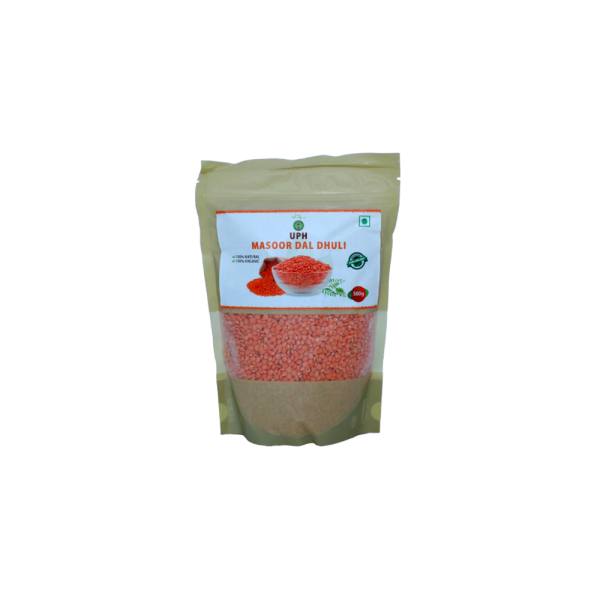 UPH ORGANIC MASOOR DAL DHULI Best Organic food Product